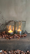Glazen windlicht S