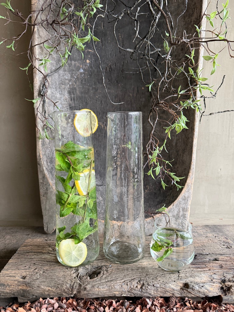 Wasserkaraffe aus Glas – Oud en Stoer Woonaccessoires