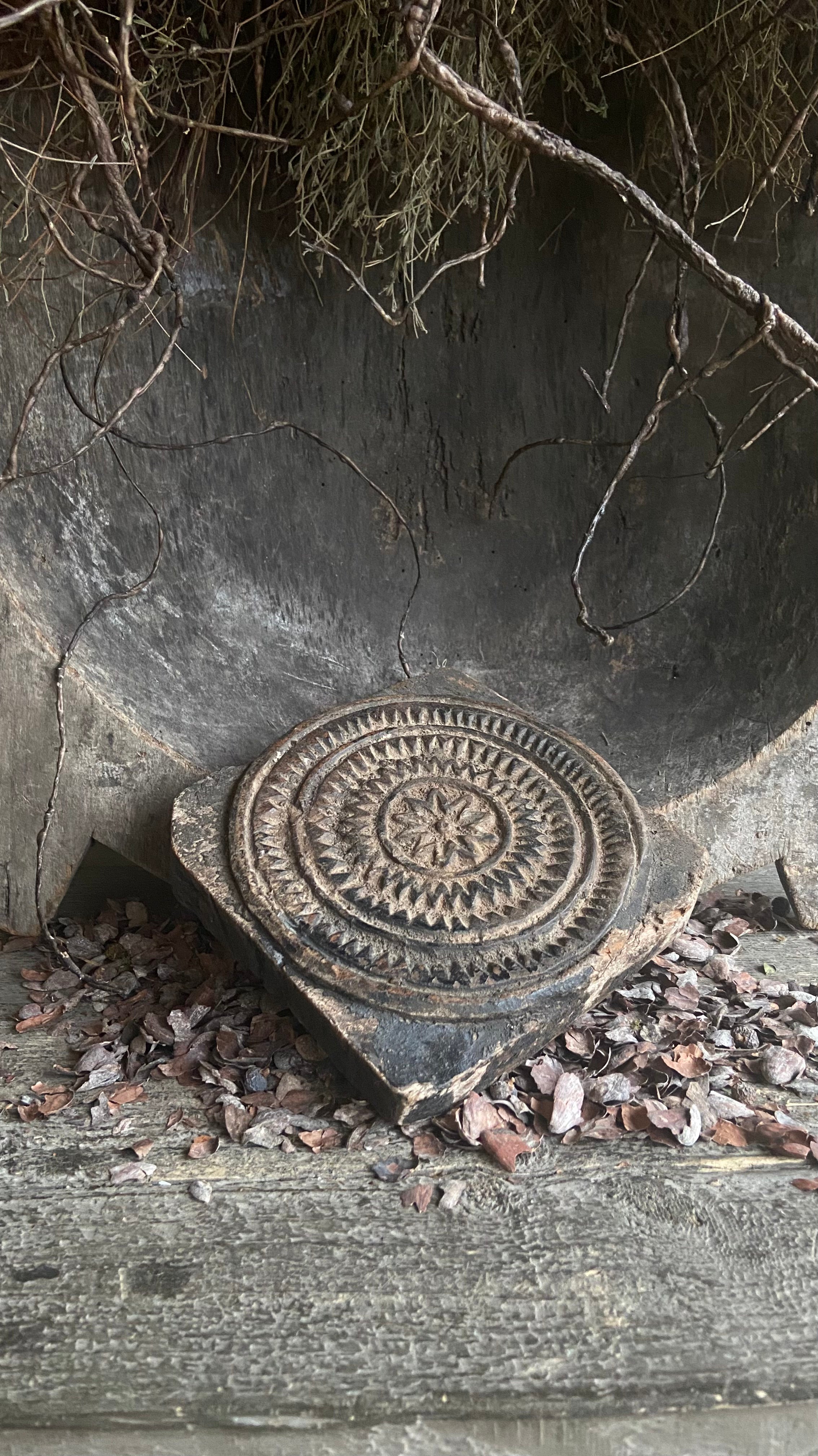 Holz-Mandala