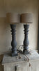 Load image into Gallery viewer, Wooden Baluster Lamp - Aura Peeperkorn