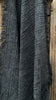 Waffeltuch dunkelgrau/schwarz